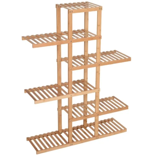 Edolas 6-Shelf Bamboo Shelving Unit - Image 12