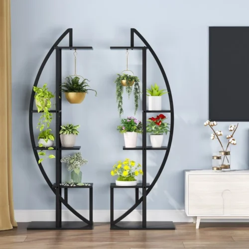 Zaima heavy metal plant stand 2 pieces - Image 12