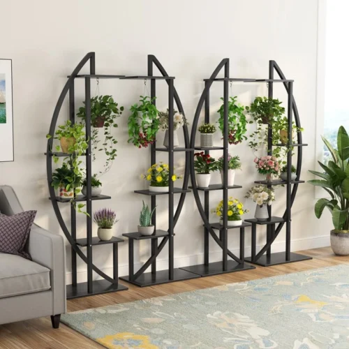 Zaima heavy metal plant stand 2 pieces - Image 16