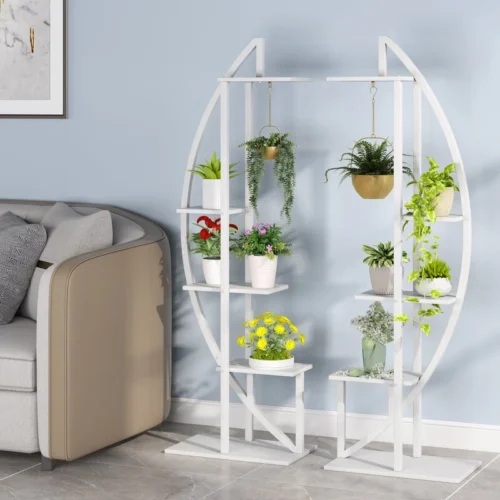 Zaima heavy metal plant stand 2 pieces - Image 4