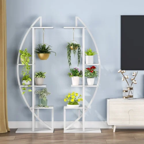 Zaima heavy metal plant stand 2 pieces - Image 5