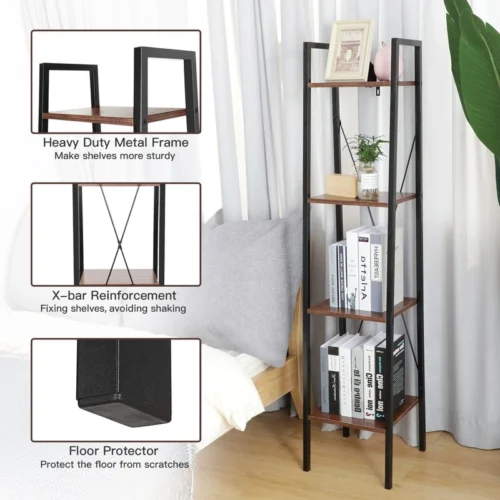 0003102 julliet shelf unit and organizer with 4 shelves