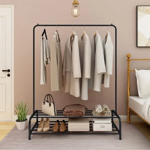 0003188 chow heavy duty metal clothes rack organizer