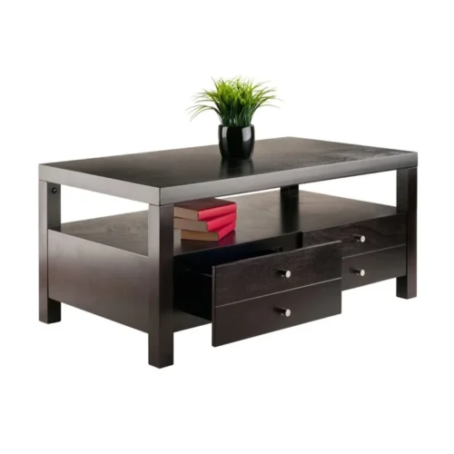 0003876 jozlyn natural wood coffee table in espresso finish