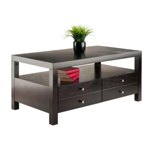 0003877 jozlyn natural wood coffee table in espresso finish