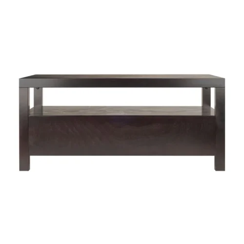 0003881 jozlyn natural wood coffee table in espresso finish