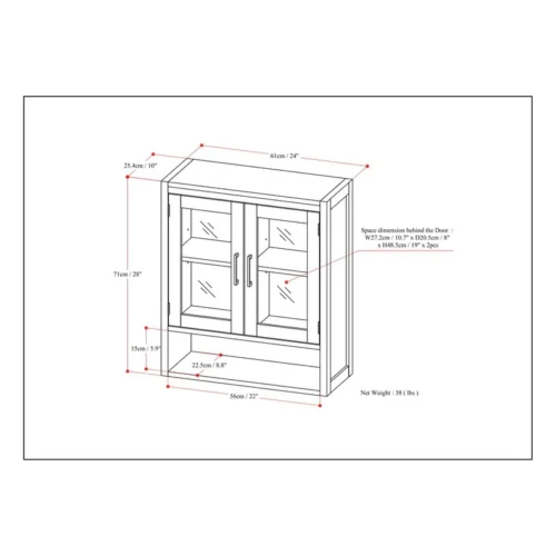 Best Adesh Wall Mounted Bathroom Cabinet - Image 10