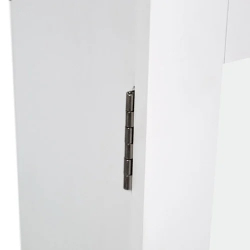 Bath Vida Double Door Mirrored Bathroom Cabinet Storage Cupboard Wall Mounted, White