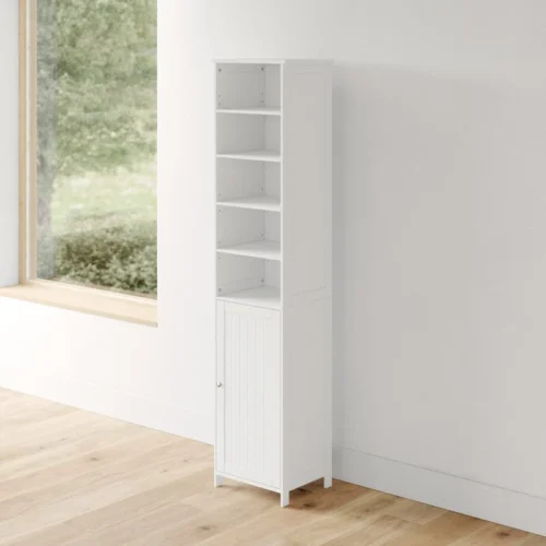 Evvie Linen Bathroom Cabinet