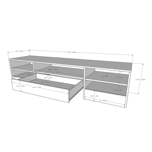 0004305 persephone tv stand for tvs