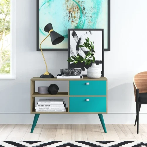 Diva TV Stand for TVs up to 32 inches, White - Image 7