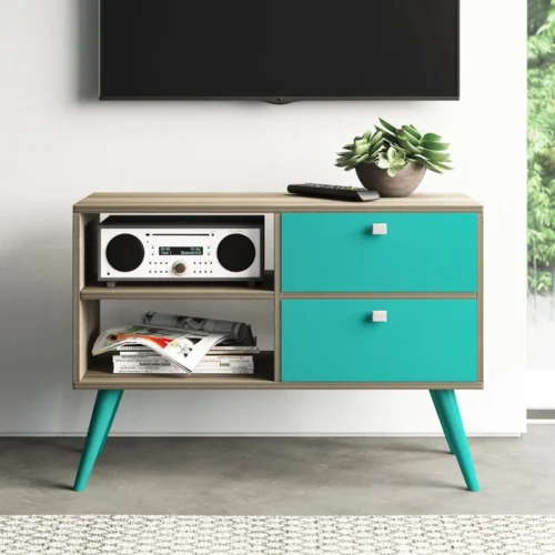 Diva TV Stand for TVs up to 32 inches, White - Image 8