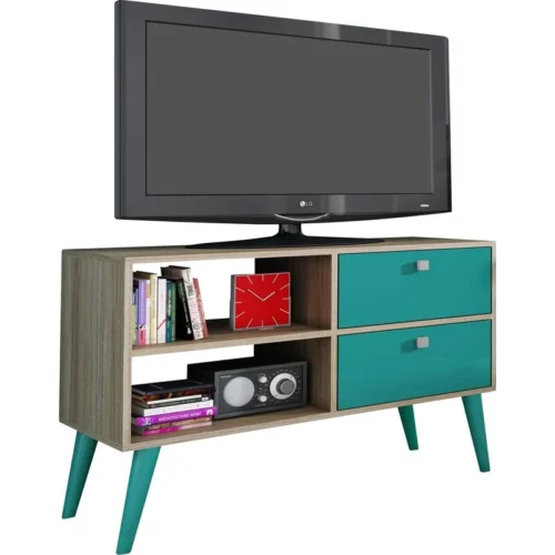 Diva TV Stand for TVs up to 32 inches, White - Image 9