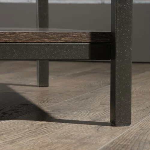 0006138 kavalli steel and wood coffee table 2 tier