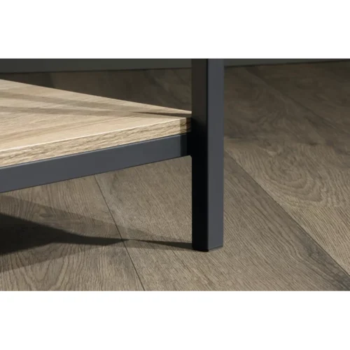 0006146 kavalli steel and wood coffee table 2 tier
