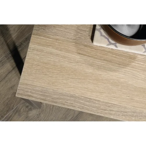 0006147 kavalli steel and wood coffee table 2 tier