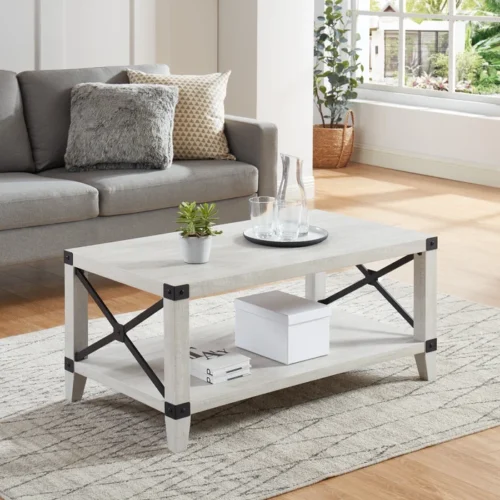 0006186 inled wood coffee table with storage