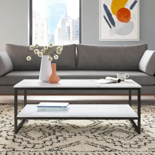 0006276 madera two tier coffee table with storage