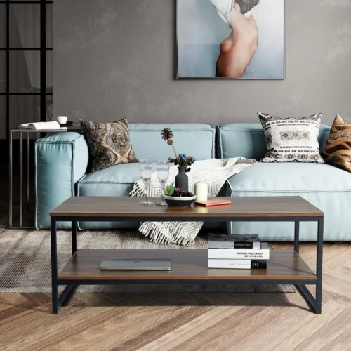 0006278 madera two tier coffee table with storage