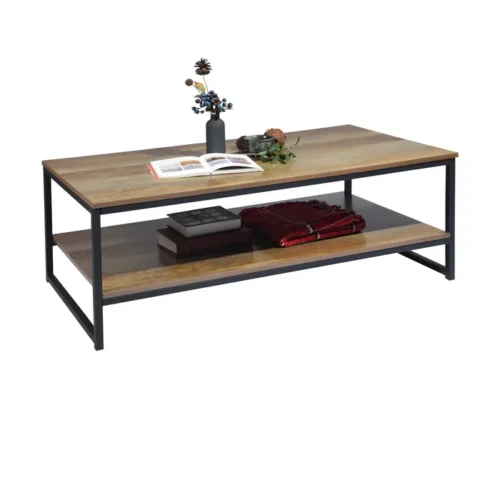 0006281 madera two tier coffee table with storage