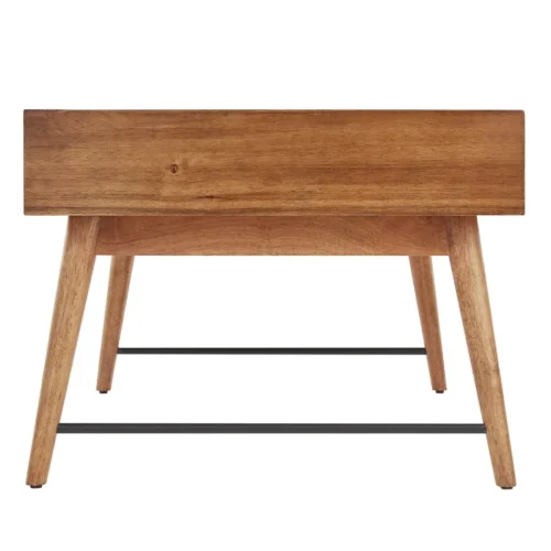 0006400 itano wood coffee table with drawers