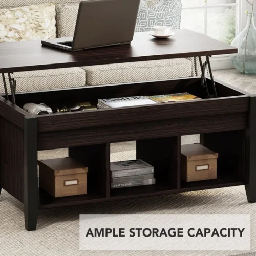 0006415 accur lift top coffee table with storage