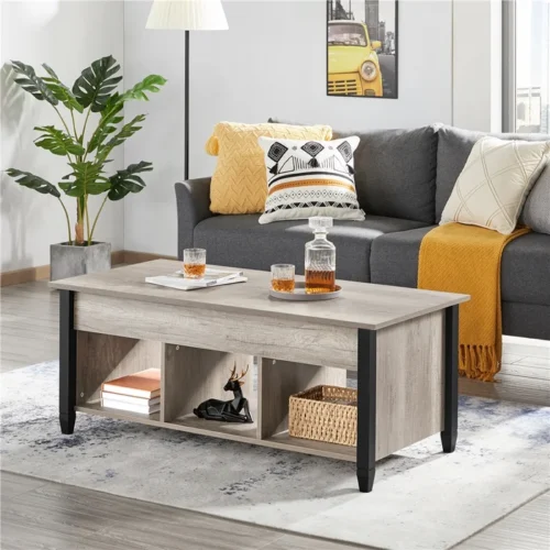 0006428 meli rectangle lift top coffee table