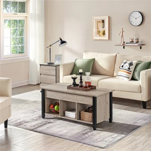 0006432 meli rectangle lift top coffee table