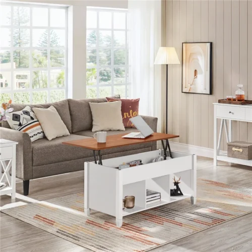 0006433 meli rectangle lift top coffee table