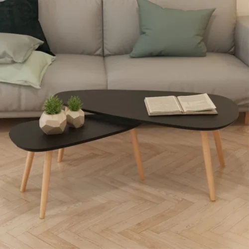 0006548 dubby oval coffee table 2 pieces