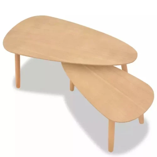 0006566 dubby oval coffee table 2 pieces
