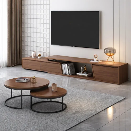 0007187 graffi tv unit with 3 drawers