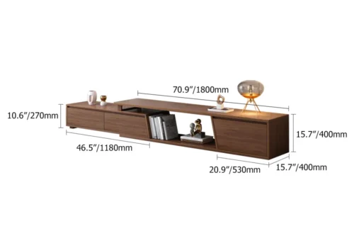 0007189 graffi tv unit with 3 drawers