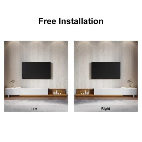 0008038 seyra wood extendable tv stand with 3 drawers