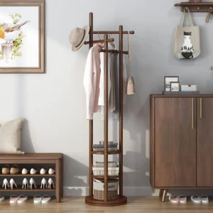 Antique Hanger Stand - Natural Wood