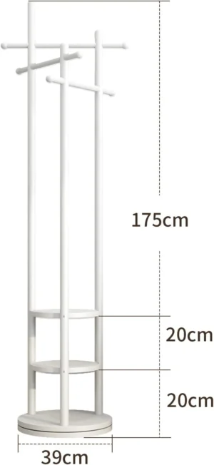 Antique Hanger Stand - Natural Wood - Image 12