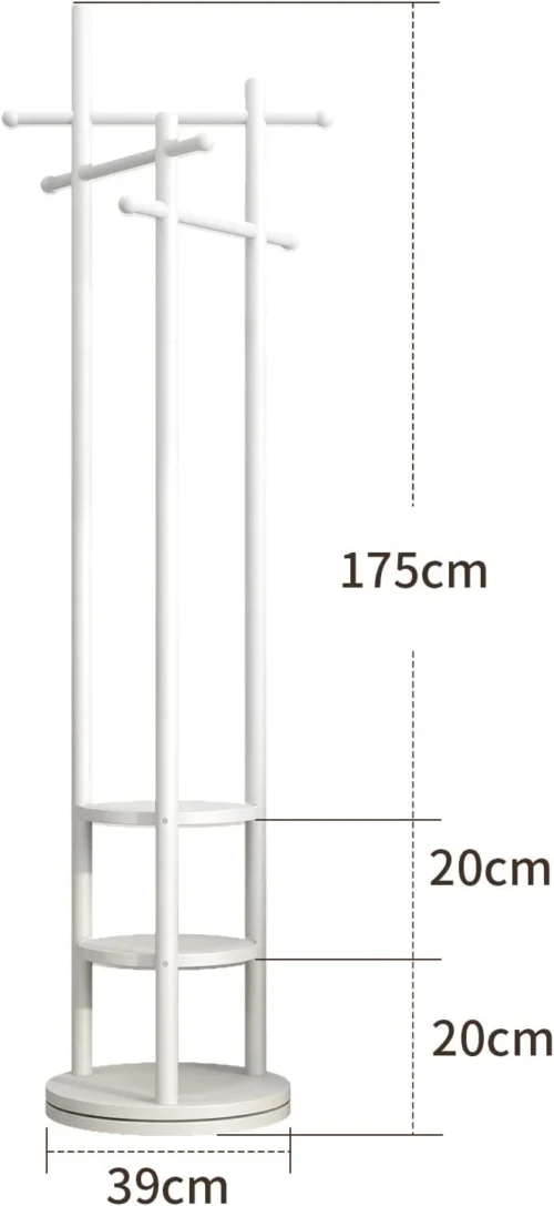 Antique Hanger Stand - Natural Wood - Image 12