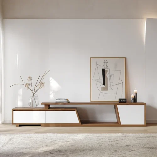 0008215 graffi tv unit with 3 drawers