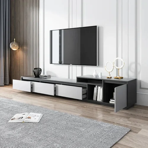Flexi Media Modern Stylish Extendable TV Table - Image 5