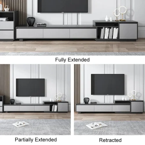 Flexi Media Modern Stylish Extendable TV Table - Image 7