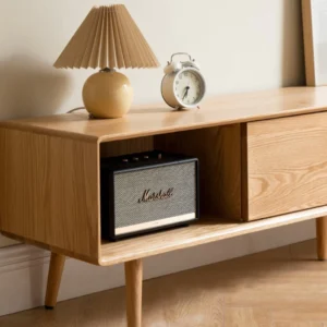 Rica natural wood TV table - Image 5
