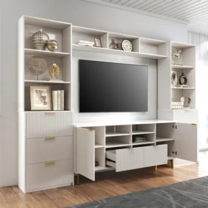 TV table with macaron storage unit - Image 3