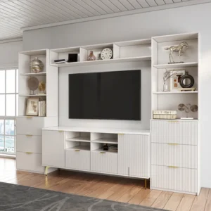TV table with macaron storage unit - Image 5