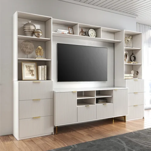 TV table with macaron storage unit - Image 8