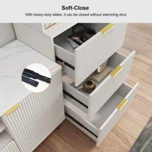 TV table with macaron storage unit - Image 9
