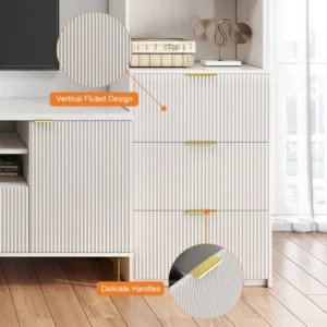 TV table with macaron storage unit - Image 11
