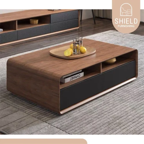0009074 helenville modern wood coffee table