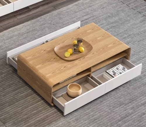 0009076 helenville modern wood coffee table