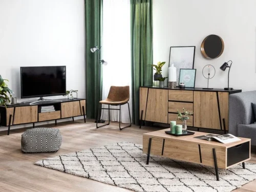 0012216 coffee table with storage dark wood blackpool