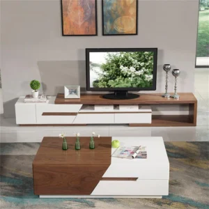 mocha Natural wood coffee table - Image 13
